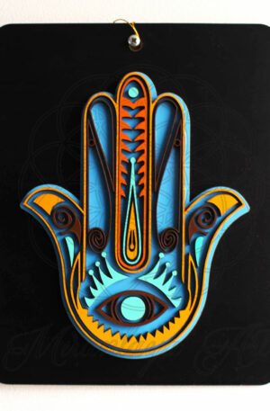 Hamsa cuadro 23 cm x 19 cm
