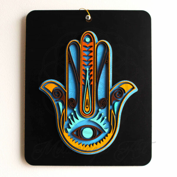 Hamsa cuadro 23 cm x 19 cm